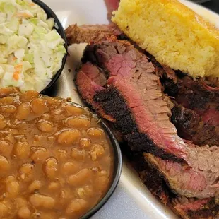 Brisket was on point. Excellent baked beans