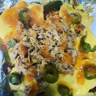 ows a plate of food