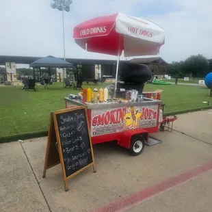 We can bring our hot dog cart to any event