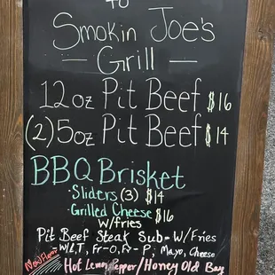 he menu