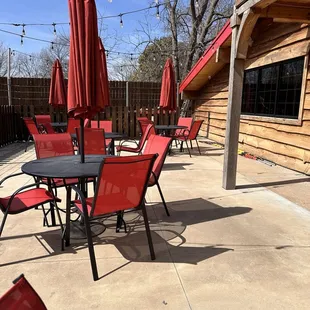 Outdoor seating