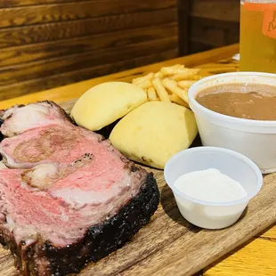 Prime rib dinner