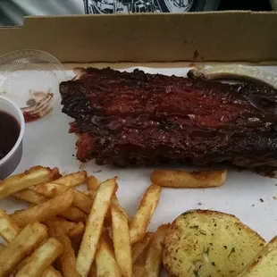 Had the ribs they were fall off the bone delicious.