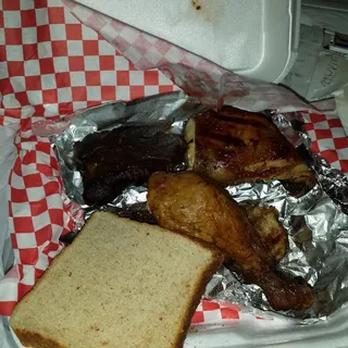 Hickory Ribs and Chicken Combo