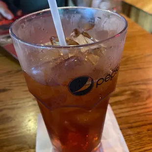 Sweet Ice tea on a hot day