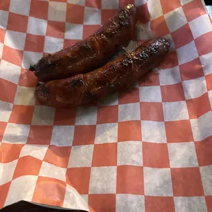 Jalapeño and cheese sausages, probably my fav!