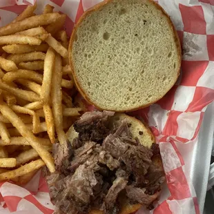 Brisket and fries - sooooo good!!