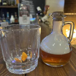 Smoked old fashioned