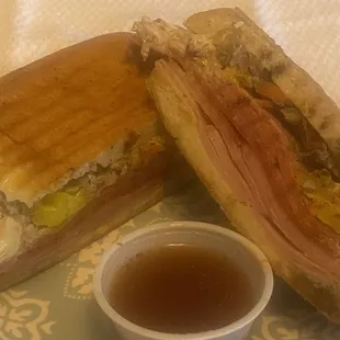 Muffaletta sandwich, Panini, grilled, and ciabatta bread