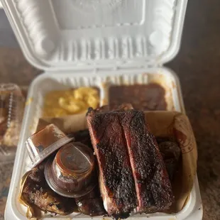 ribs, food, bbq ribs