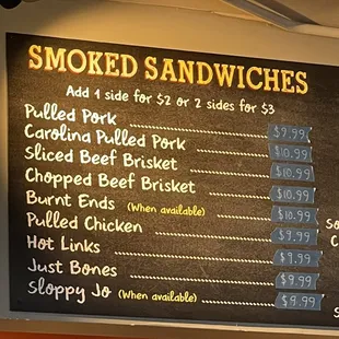 Sandwiches $11