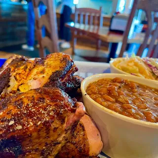 Whole Smoked Chicken & 2 Sides