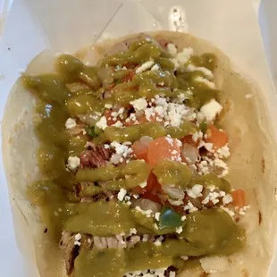 Pulled pork tacos! Duck fat tortillas!!!