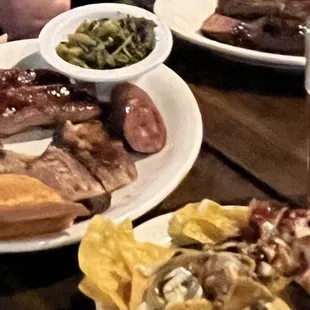 The Judges plate and brisket nachos