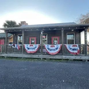 Front of the restaurant!