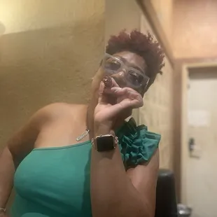 Takah cigar featured at #smokingjacket ambience and music is great! Live band room to dance also