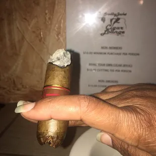 Delicious smooth cappuccino cigar