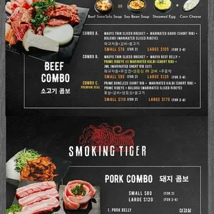 Current menu April 2024