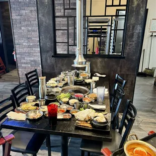 The after math of our lunch
