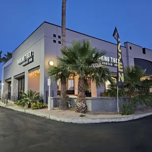 Outside