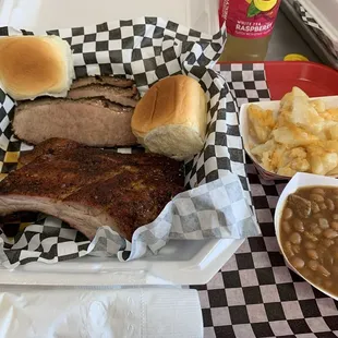 2 meat 2 2. 2 Meats and 2 Small Sides Plate