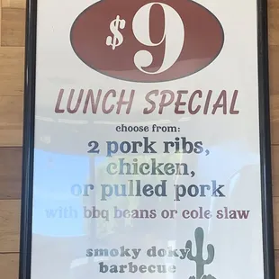 Lunch special