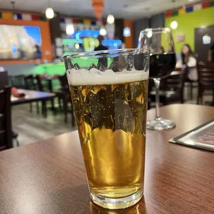 They have KINGFISHER BEER!!!