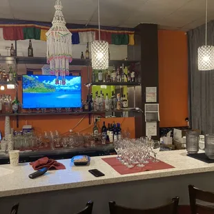 sushi and sashimi, interior