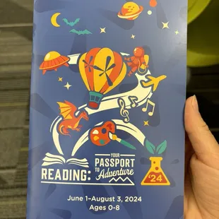 Summer reading program 0-8