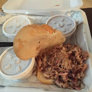 Chopped Pork Sandwich