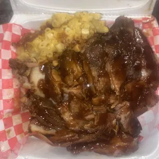 Rib Tips - 10/10 and Mac and Cheese so bomb