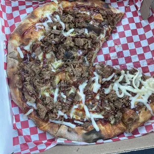 pizza, food