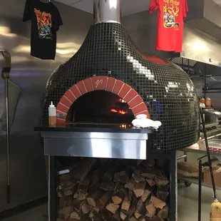 Wood fired grill how cool?!!!