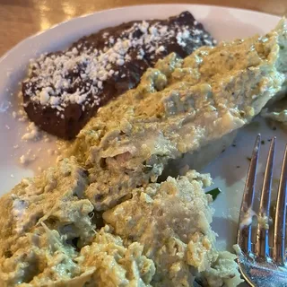 Smoked Chicken Enchiladas