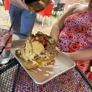 Pork nachos