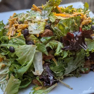 Southwest Chicken Fajita Salad (not on menu, was a weeknight special)