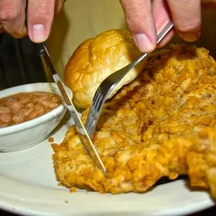 Chicken Fried Steak, Smolik&apos;s Smokehouse