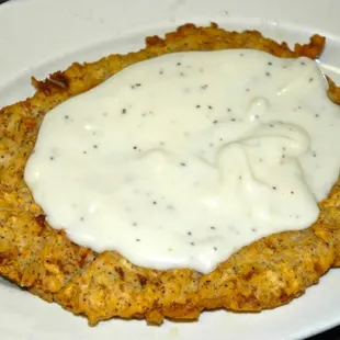 Chicken Fried Steak w/gravy, Smolik&apos;s Smokehouse