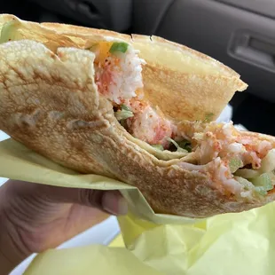 Lobster crepe