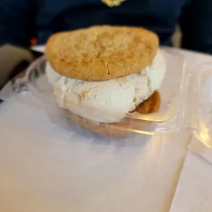 Snickerdoodle cookie sandwich