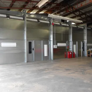 50' fully heated paint booth