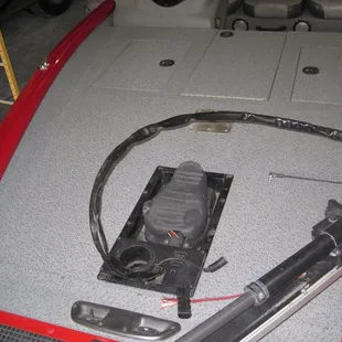 Tracker boat complete vinyl replacement (after picture #1)