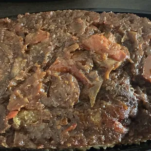 Bell pepper meat stew (rice was underneath)