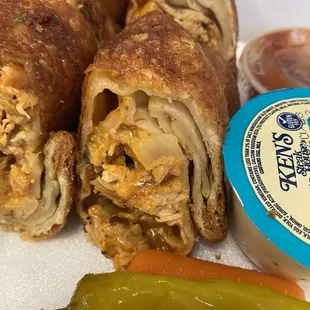 Buffalo Chicken Hoodrolls! Yum