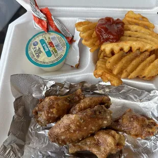 Garlic Parmesan Chicken wings 5pc