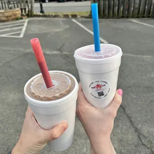 Two smoothies
