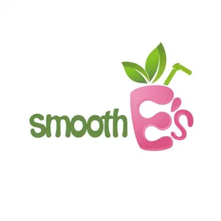 a smoothie with a green leaf