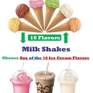 Milkshakes and Flavors