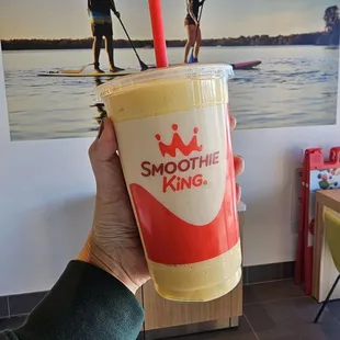 Island impact with frozen yogurt and energy boost