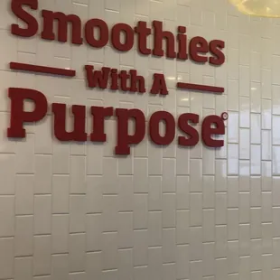 Inside the store. Bright, colorful signage!